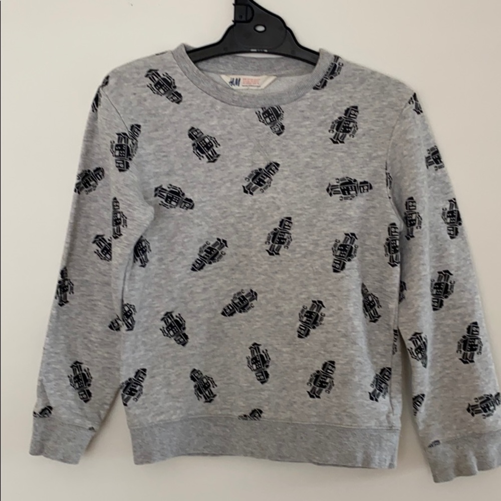 H&M Boys Robot Sweatshirt